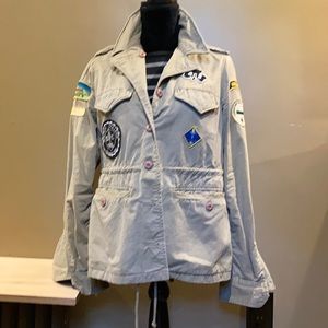 Moussy patch military jacket